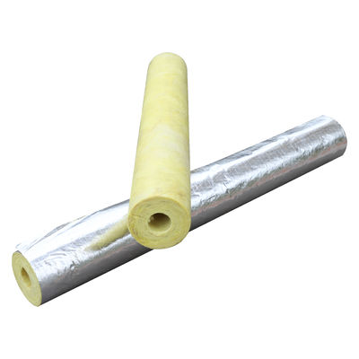 Glass Wool Tube Insulation With Aluminum Foil Facing High-quality Wholesale Resistance for HVAC and Industrial Piping Systems