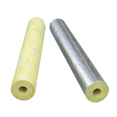 Fiberglass Pipe Wrap with Aluminum Foil Facing for Condensation Control and Freeze Protection on HVAC Pipes