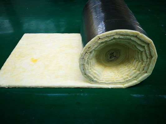 Aluminum Foil Faced Glass Wool Blanket for HVAC and Building Insulation