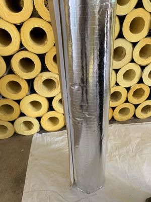 High-quality Wholesale Resistance Glass Wool Tube With Aluminum Foil Facing for HVAC and Industrial Piping Systems