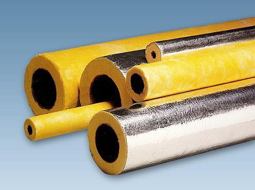 High Temp Foil Faced Fiberglass Pipe Insulation HVAC Duct Wrap Acoustic Thermal Insulation for Mechanical Pipes