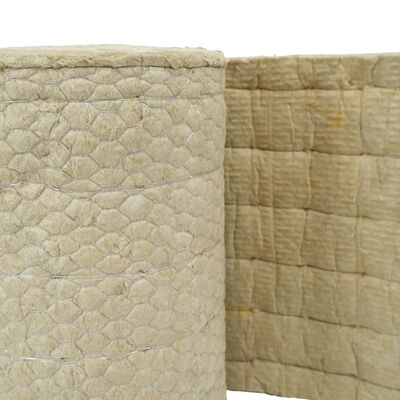 Wire Mesh Faced Rock Wool Blanket for Industrial Piping Insulation
