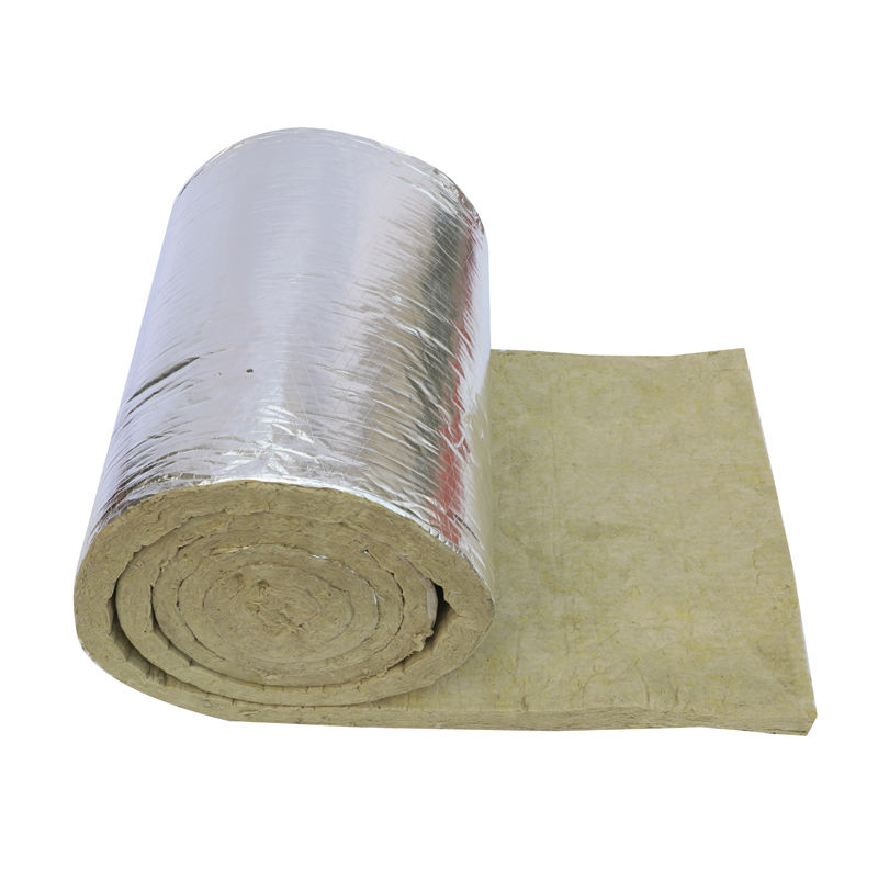 High Performance Building Insulation Non-combustible Rock Wool Board With Aluminum Foil Facing for Roof and HVAC Duct Energy Efficiency