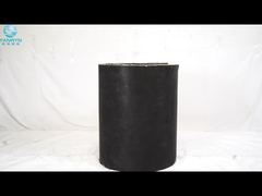 Nieuwe rockwool deken met zwart glasvezel weefsel